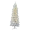 9.5ft. Pre-Lit White Salem Pine Artificial Christmas Tree, Warm White Dura-Lit® LED Lights