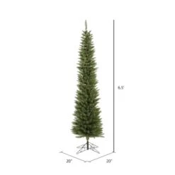 6.5ft. Unlit Durham Pole Pine Artificial Christmas Tree 7 6.5ft. Unlit Durham Pole Pine Artificial Christmas Tree -Northlight Sale Store D522281S 3