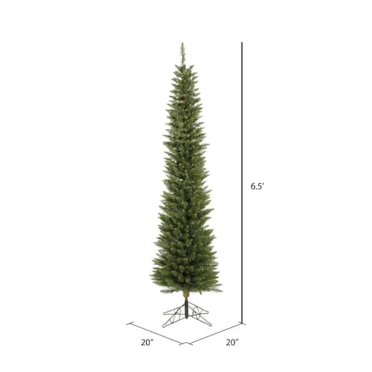 6.5ft. Unlit Durham Pole Pine Artificial Christmas Tree 4 6.5ft. Unlit Durham Pole Pine Artificial Christmas Tree - Image 4