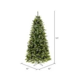 6.5ft. Unlit Cashmere Slim Artificial Christmas Tree 9 6.5ft. Unlit Cashmere Slim Artificial Christmas Tree -Northlight Sale Store D522300S 4