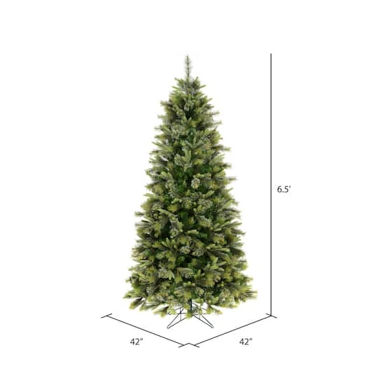 6.5ft. Unlit Cashmere Slim Artificial Christmas Tree 5 6.5ft. Unlit Cashmere Slim Artificial Christmas Tree - Image 5