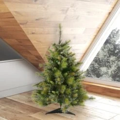 3ft. Unlit Cashmere Pine Artificial Christmas Tree -Northlight Sale Store D522302S 4