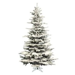 7.5ft. Unlit Flocked Sierra Fir Artificial Christmas Tree