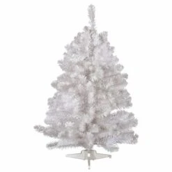 2ft. Unlit Crystal White Spruce Artificial Christmas Tree