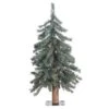 2ft. Pre-Lit Natural Bark Alpine Artificial Christmas Tree, Warm White Dura-Lit® LED Lights
