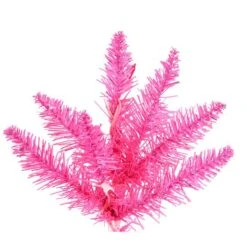 3ft. Pre-Lit Hot Pink Artificial Christmas Tree, Pink LED Lights -Northlight Sale Store D522545S 3