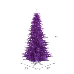 3ft. Unlit Purple Fir Artificial Christmas Tree -Northlight Sale Store D522662S 2