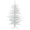 7.5ft. Pre-Lit Flocked Twig Artificial Christmas Tree, Multicolor LED Lights