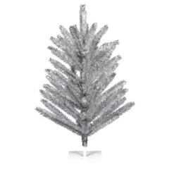 3ft. Unlit Silver Vintage Aluminum Artificial Christmas Tree