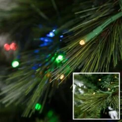 9ft. Pre-Lit Brighton Pine Artificial Christmas Tree, Color Changing LED Lights -Northlight Sale Store D522724S 5