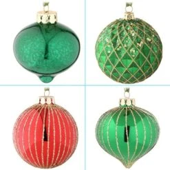 20ct. Rural Homestead Collection Glass Ornaments -Northlight Sale Store D531391S 16
