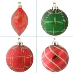 20ct. Rural Homestead Collection Glass Ornaments -Northlight Sale Store D531391S 4