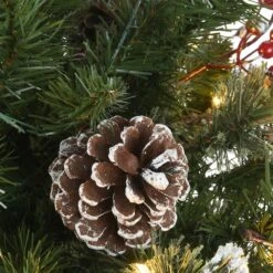 3ft. Pre-Lit Meadow Basin Artificial Christmas Tree In Tall Planter, Warm White LED Lights -Northlight Sale Store D531406S 4