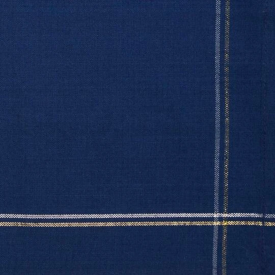 DII® Blue With Silver & Gold Border Napkins, 6ct. 5 DII® Blue With Silver & Gold Border Napkins, 6ct. - Image 5