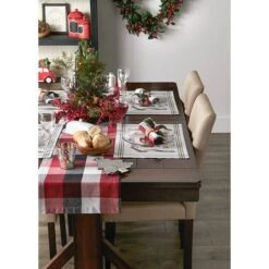 DII® Tree Farm Truck Printed Placemats, 6ct. -Northlight Sale Store D540028S 5