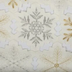 DII® Embroidered Snowflake Placemats, 4ct. 16 DII® Embroidered Snowflake Placemats, 4ct. -Northlight Sale Store D540029S 5