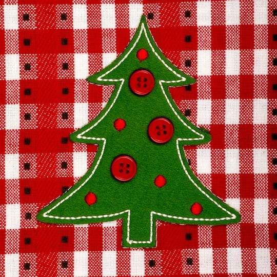 DII® Embellished Jolly Tree Placemats, 4ct. 8 DII® Embellished Jolly Tree Placemats, 4ct. - Image 8
