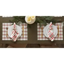 DII® Embellished Jolly Tree Placemats, 4ct. 18 DII® Embellished Jolly Tree Placemats, 4ct. -Northlight Sale Store D540032S 8