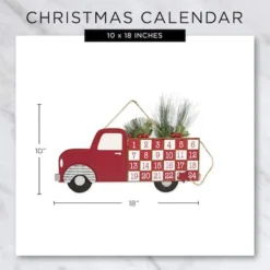 DII® Christmas Tree Truck Advent Calendar -Northlight Sale Store D540035S 3