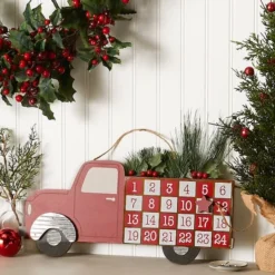 DII® Christmas Tree Truck Advent Calendar -Northlight Sale Store D540035S 8