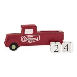 DII® Christmas Tree Truck Tabletop Block Calendar -Northlight Sale Store D540036S 2