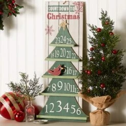 DII® Countdown To Christmas Tree Advent Calendar 12 DII® Countdown To Christmas Tree Advent Calendar -Northlight Sale Store D540037S 3