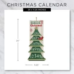 DII® Countdown To Christmas Tree Advent Calendar 13 DII® Countdown To Christmas Tree Advent Calendar -Northlight Sale Store D540037S 4