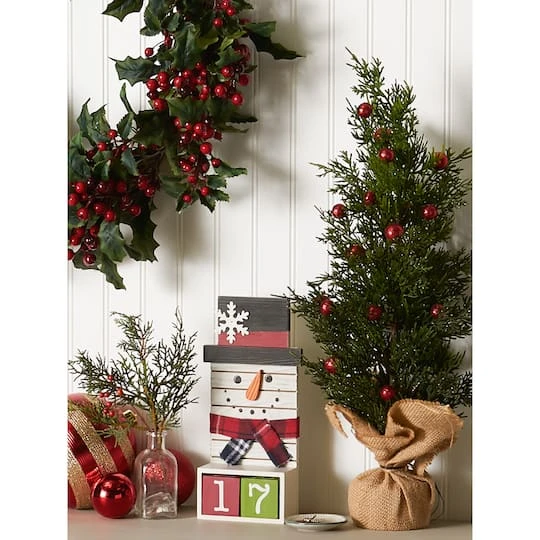 DII® Square Snowman Tabletop Block Calendar 6 DII® Square Snowman Tabletop Block Calendar - Image 6