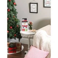 DII® Square Snowman Tabletop Block Calendar 17 DII® Square Snowman Tabletop Block Calendar -Northlight Sale Store D540038S 8