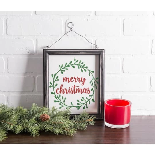 DII® Noel & Merry Christmas Hanging Signs Set 4 DII® Noel & Merry Christmas Hanging Signs Set - Image 4