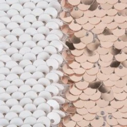 DII® Champagne Sequin Linen Holiday Stocking Set -Northlight Sale Store D540058S 4