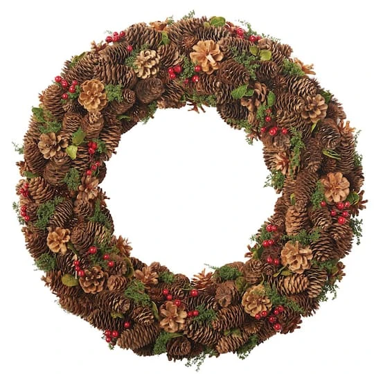 DII® Berry Pinecone Holiday Wreath 1 DII® Berry Pinecone Holiday Wreath