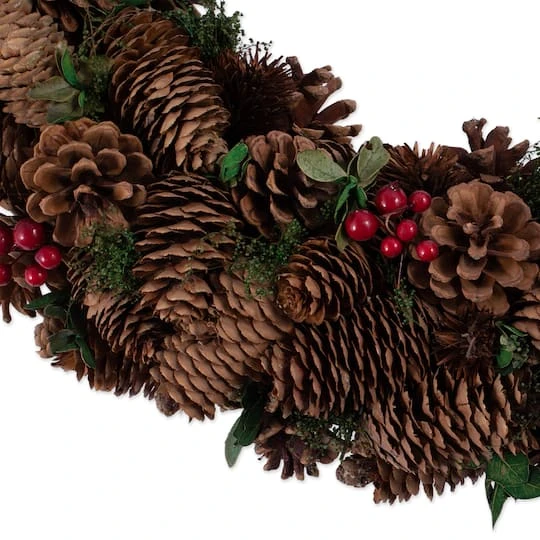 DII® Berry Pinecone Holiday Wreath 5 DII® Berry Pinecone Holiday Wreath - Image 5