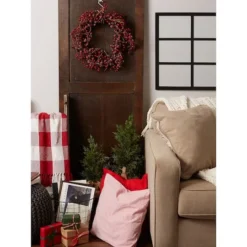 DII® Frosted Berries Wreath -Northlight Sale Store D540074S 6