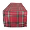 DII® 108" Metallic Holiday Plaid Table Runner