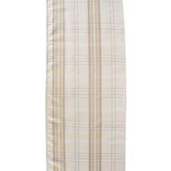 DII® 108" Cream Metallic Plaid Table Runner -Northlight Sale Store D540094S 4
