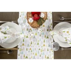 DII® 72" Holiday Woods Printed Table Runner -Northlight Sale Store D540095S 7