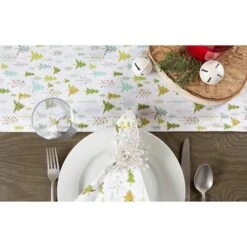 DII® 108" Holiday Woods Printed Table Runner -Northlight Sale Store D540096S 7
