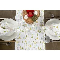 DII® 108" Holiday Woods Printed Table Runner -Northlight Sale Store D540096S 9