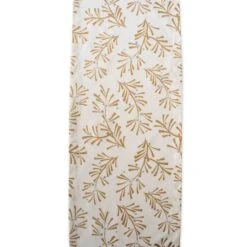 DII® 108" Metallic Holly Leaves Table Runner -Northlight Sale Store D540102S 4