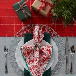 DII® 72" Christmas Woods Embellished Table Runner -Northlight Sale Store D540103S 10