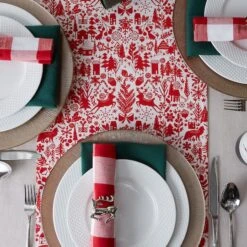 DII® 72" Christmas Woods Embellished Table Runner -Northlight Sale Store D540103S 4