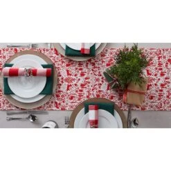 DII® 72" Christmas Woods Embellished Table Runner -Northlight Sale Store D540103S 6