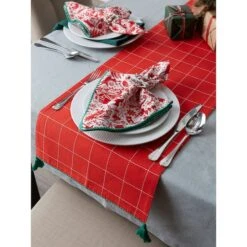 DII® 72" Christmas Woods Embellished Table Runner -Northlight Sale Store D540103S 8