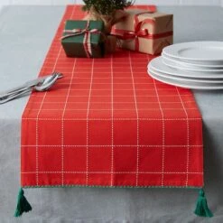 DII® 72" Christmas Woods Embellished Table Runner -Northlight Sale Store D540103S 9