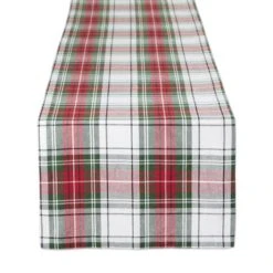 DII® 108" Christmas Plaid Table Runner