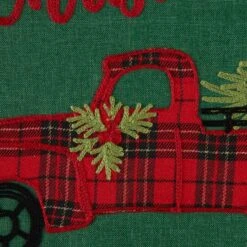 DII® 108" Merry Christmas Truck Embroidered Table Runner -Northlight Sale Store D540112S 9