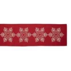 DII® 70" Sparkle Snowflakes Embroidered Table Runner -Northlight Sale Store D540116S 2