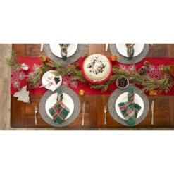 DII® 70" Sparkle Snowflakes Embroidered Table Runner -Northlight Sale Store D540116S 8