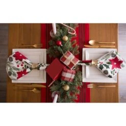 DII® 72" Red Stag Christmas Print Table Runner -Northlight Sale Store D540124S 2